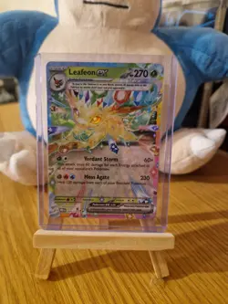 Pokemon TCG Leafeon EX Prismatic Evolutions Card 006/131 Double Rare - Image 1