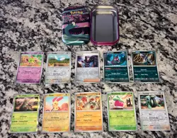 Pokemon Trading Galar Power Mini Tin, Dragapult, 50 Mixed All HALO Cards - Image 3