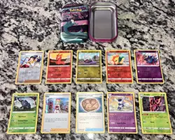 Pokemon Trading Galar Power Mini Tin, Dragapult, 50 Mixed All HALO Cards - Image 5