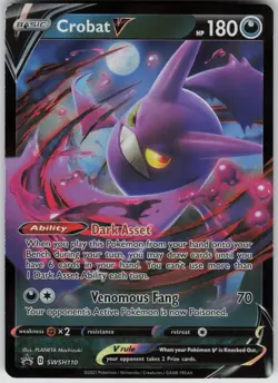 Crobat V Promo SWSH: Sword & Shield Promo Cards SWSH110 NM - Image 1
