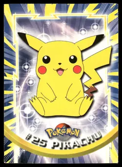 Pokemon Cards Pikachu #25 Topps Trading Cards Series 1 LP *1 - Image 1