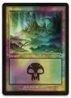 Swamp (340) #340 (Foil) (NM) Invasion INV Magic MTG - Image 1