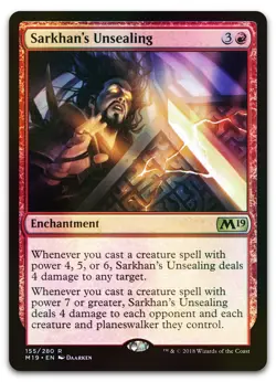 Sarkhan's Unsealing #155 (Foil) (NM) Core Set 2019 M19 Magic MTG - Image 1
