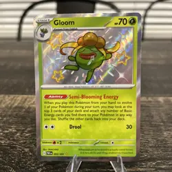 Gloom 093/091 Holo Rare Paldean Fates Baby Shiny SV Pokemon NM/M - Image 1