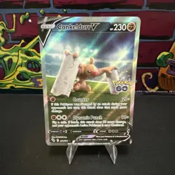 Conkeldurr V (Alternate Full Art) 074/078 Pokemon GO Holo - Image 1