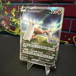 Conkeldurr V (Alternate Full Art) 074/078 Pokemon GO Holo - Image 3