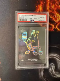 2000 Pokemon First Appearance Elekid The Movie 4 Of 6 Holo Topps Series 1 PSA 8 - Image 1