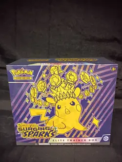 Pokemon TCG Scarlet And Violet Surging Sparks Elite Trainer Box ETB New/Sealed - Image 1
