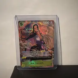 Namco One Piece CCG Boa Hancock PRB02-017 Foil Alt Art SR - Image 1