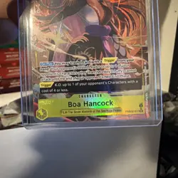 Namco One Piece CCG Boa Hancock PRB02-017 Foil Alt Art SR - Image 3