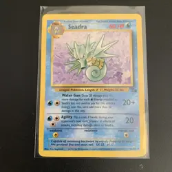 Seadra 42/62 Fossil Pokemon Cards TCG: Base Set 1999 Near Mint Ken Sugimori UK - Image 1