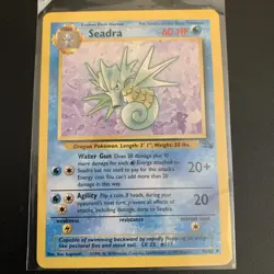 Seadra 42/62 Fossil Pokemon Cards TCG: Base Set 1999 Near Mint Ken Sugimori UK - Image 4