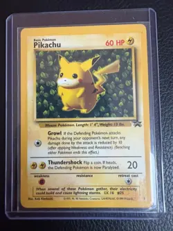 Pokemon Cards Pikachu 1 Wizards Black Star Promos WOTC Promo - Image 1