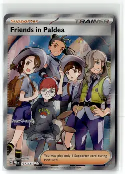 Friends in Paldea ⭐ 137/131 Holo Ultra Rare Prismatic Evolutions Pokemon NM - Image 1