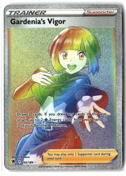 Gardenia's Vigor ⭐ 202/189 Holo Rare Rainbow Astral Radiance 2022 Pokemon NM - Image 1
