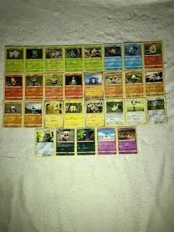 Pokemon TCG Yuka Morii Clay Pokemon 29 Card Lot – No Duplicates – LP/NM - Image 1