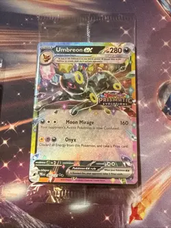 Pokemon Prismatic Evolutions Umbreon SEALED Stamped Surprise Box Promo 060/131 - Image 1