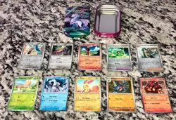 Pokemon Trading Galar Power Galarian Rapidash Mini Tin, 50 Mixed All HALO Cards - Image 2