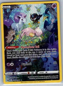Mew GG10/GG70 Crown Zenith: Galarian Gallery - Pokemon Card - NM - Image 1