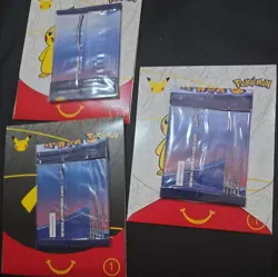 3 2021 Pokemon Cards McDonalds 25th Anniversary Brand NEW Factory Sealed 1 Pack - Image 2