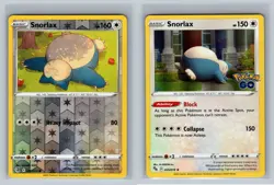 Snorlax Pokemon TCG 8 Card Collection Holo Rare Cosmos CCG 136 140 141 143 Doll - Image 4