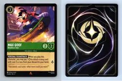 Max Goof #75/204 Disney Lorcana Fabled 2025 Rare TCG Card - Image 1