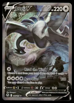 Pokemon Cards Lugia V 186/195 Silver Tempest Rare Ultra NM - Image 1