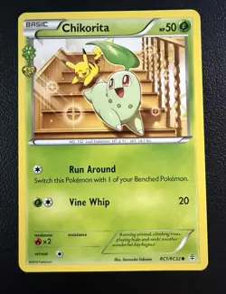 The Pokemon Company Chikorita RC1/RC32 Generations Common Basic HP 50 English - Image 1