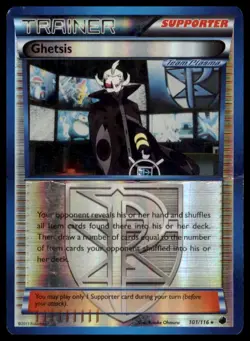 Pokemon Ghetsis (Team Plasma) Plasma Freeze #101/116 - Reverse Holo HP/DMG - Image 1