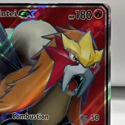 2017 Pokemon TCG Shining Legends Entei GX 71/73 Full Art UR NM One Owner - Image 3