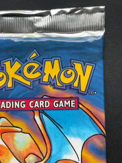 Pokemon Base Set Booster Pack Charizard 4th Print 1999 - 2000 20.88g Sealed - Image 4
