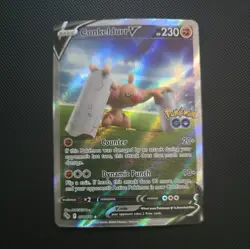 Conkeldurr V 074/078 Pokemon GO Full Art Holo Rare Near Mint - Image 1