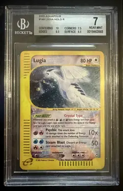 Lugia 149/147 BGS 7 NM - Pokemon - Aquapolis Crystal Holo - Beckett Subgrades - Image 1