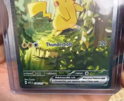 Pikachu EX 276/217 SIR Ascended Heroes Pokemon English Fresh Pulled Sleeved Mint - Image 4