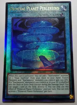 Yugioh! Primeval Planet Perlereino 1st Ed. RA02-EN069 Ultimate Rare 25th - Image 1