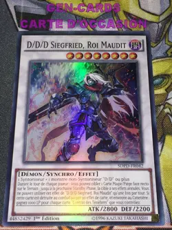 CARTE Yu Gi Oh D/D/D SIEGFRIED, ROI MAUDIT SDPD-FR042 1ere edition - Image 1