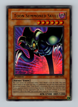 Toon Summoned Skull MRL-E 1st Ed Near Mint Europe Print Ultra Rare Yugioh 2003 - Image 1