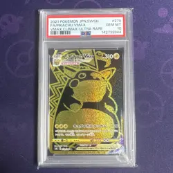 Pokemon Card Japanese PSA 10 Pikachu VMAX UR 279/184 S8b VMAX Climax 2021 F/S. - Image 1