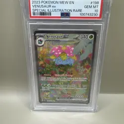 Pokemon Venusaur EX 198/165 SV:151 English Card, Sir PSA 10 Gem Mint - Image 3