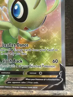 Celebi V 160/198 Chilling Reign NM Full Art Ultra Rare Pokemon Card - Image 3