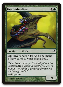 Gemhide Sliver #196 (NM) Time Spiral TSP Magic MTG - Image 1