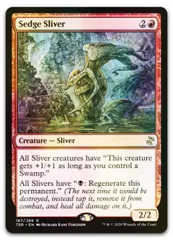 Sedge Sliver #187 (Foil) (NM) Time Spiral Remastered TSR Magic MTG - Image 1