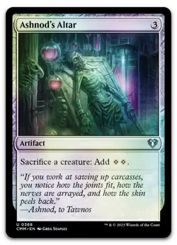 Ashnod's Altar #368 (Foil) (NM) Commander Masters CMM Magic MTG - Image 1