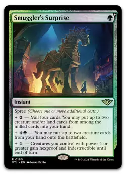 Smuggler's Surprise #180 (Foil) (NM) Thunder Junction OTJ Magic MTG - Image 1