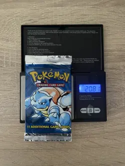 Pokemon 4th Print Base Set Blastoise Booster Pack | WOTC | 1999-2000 UK - Image 1