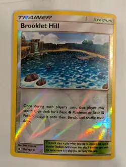 Brooklet Hill 120/145 Guardians Rising Pokemon Reverse Holo Foil Nice! - Image 1