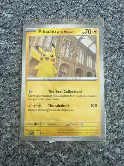Pokemon TCG Pikachu At The Museum Promo Card - Sealed - Image 1