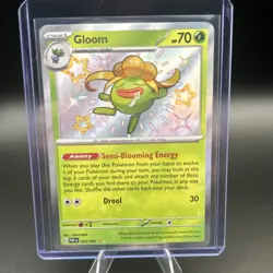 Gloom 093/091 Shiny Rare Holo Pokemon SV: Paldean Fates Baby Shiny - Image 1