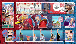 One Piece Vivi Nefertari Karoo Zones Panel Playmat Mat - Image 1