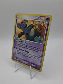 Grumpig 20/100 Holo Rare EX Crystal Guardians Stamped Pokemon Card NM - Image 2